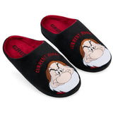 Disney Men's Slippers -Grumpy Indoor House Shoes Size 6-12 Non Slip Sole - Gifts for Him
