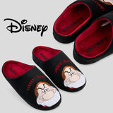 Disney Men's Slippers -Grumpy Indoor House Shoes Size 6-12 Non Slip Sole - Gifts for Him