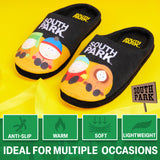 South Park Mens Slippers, Slip On Non Slip Mule House Shoes, Gifts for Men