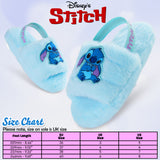 Disney Stitch Womens Fluffy Slippers, Comfy Mule House Shoes - Stitch Gifts for Women