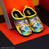 Pokemon Mens Slippers, Cosy Slip-On House Shoes with Non-Slip Sole - Anime Gifts for Men