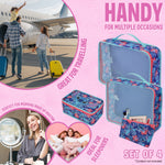 Disney Packing Organisers, Packing Cubes for Suitcases Luggage, Wash Bag (Navy Stitch) - Get Trend