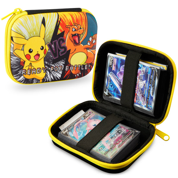 Pokemon Card Box, Playing Card Case Travel Storage Case Holds 200+ Cards