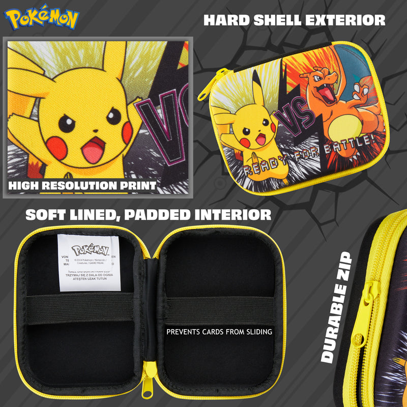 Pokemon Card Box, Playing Card Case Travel Storage Case Holds 200+ Cards - Get Trend