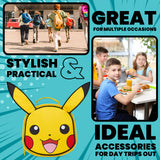 Pokemon Insulated Lunch Bag - Pikachu Lunch Case for School, Travel, Days Out