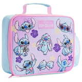 Disney Stitch Lunch Bag for Kids with Insulated Lining Portable Lunch Cooler Bag