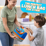 Get Trend Hot Wheels Lunch Bag for Kids Insulated Lunch Box with Compartments Double Decker Snacks Food Carrier for School Travel Picnic Cooler Bag (Blue Hot Wheels) - Get Trend