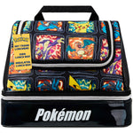 Get Trend Pokemon Lunch Bag for Kids Teens Anime Insulated Lunch Box with Compartments Pikachu Double Decker Snacks Food Carrier for School Travel Picnic Cooler Bag (Multi Pokemon) - Get Trend