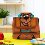 Get Trend Scooby Doo Lunch Bag for Kids Insulated Lunch Box with Compartments Double Decker Snacks Food Carrier for School Travel Picnic Cooler Bag (Brown Scooby Doo) - Get Trend