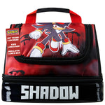 Get Trend Sonic The Hedgehog Lunch Bag for Kids Teens Shadow Insulated Lunch Box Compartments Double Decker Snacks Food Carrier for School Travel Picnic Cooler Bag (Black Shadow) - Get Trend