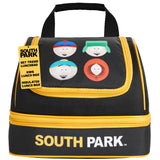 Get Trend South Park Lunch Bag for Teens Adults Stan Kenny Insulated Lunch Box Compartments Double Decker Snacks Food Carrier Work Travel Picnic Cooler Bag (Black South Park) - Get Trend