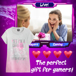 buy CityComfort Girls T Shirts, Gamer Girl T-Shirt 7-15 Years Gaming Merchandise 