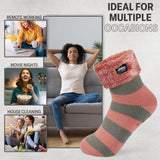 CityComfort Slipper Socks Women Teenagers - Fluffy Socks Non Slip Warm Fleece One Size