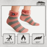 CityComfort Slipper Socks Women Teenagers - Fluffy Socks Non Slip Warm Fleece One Size