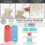 CityComfort Wearable Hot Water Bottle Period Pain Relief Belt Plush Hot Water Bag Pouch