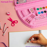 Hello Kitty Art Set for Kids, Painting, Drawing and Colouring Art Supplies in Carry Case