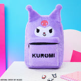 Hello Kitty Fluffy Girls Backpack Cute Plush Kawaii Rucksack Kids Teens Travel Fashion Daypack Bag, Anime Girls Gifts