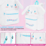 Hello Kitty Fluffy Girls Backpack Cute Plush Kawaii Rucksack Kids Teens Travel Fashion Daypack Bag, Anime Girls Gifts