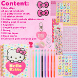 Hello Kitty DIY Journal Kit for Girls Teens A5 Diary Kawaii Art Supplies Stickers Sticky Notes