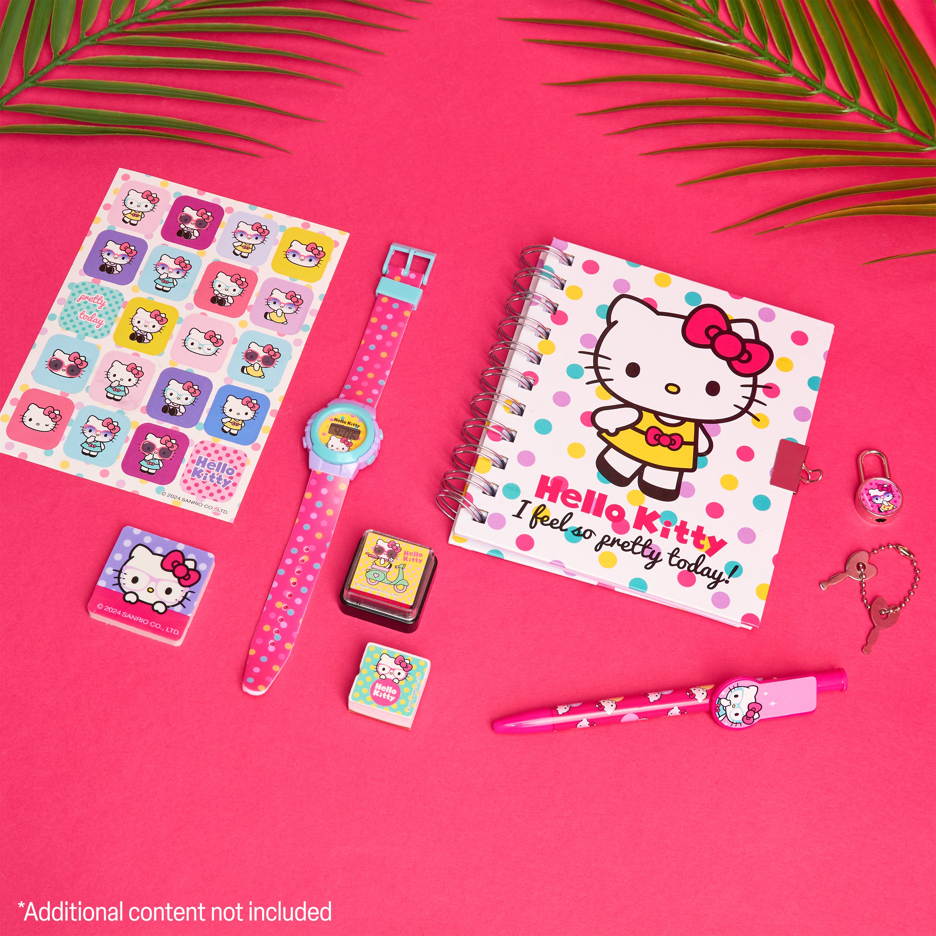 hello kitty lcd watch backpack set Hello Kitty Girls Digital Watch & Accessories Set, Kawaii Colourful Wa – Get Trend