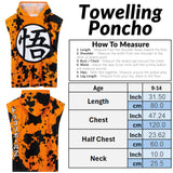 Get Trend Dragon Ball Z Bath Towel with Hood for Kids Teens Changing Robe