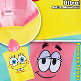 Get Trend SpongeBob Squarepants Bath Towel with Hood for Kids Teens