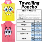 Get Trend SpongeBob Squarepants Bath Towel with Hood for Kids Teens