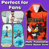 Get Trend SONIC THE HEDGEHOG Bath Towel Cotton Poncho Towel