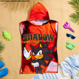 Get Trend SONIC THE HEDGEHOG Bath Towel Cotton Poncho Towel