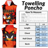 Get Trend SONIC THE HEDGEHOG Bath Towel Cotton Poncho Towel