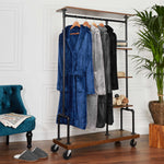 Mens Dressing Gown Super Soft Mens Fleece Robe with Hood Gowns Bathrobe - Get Trend