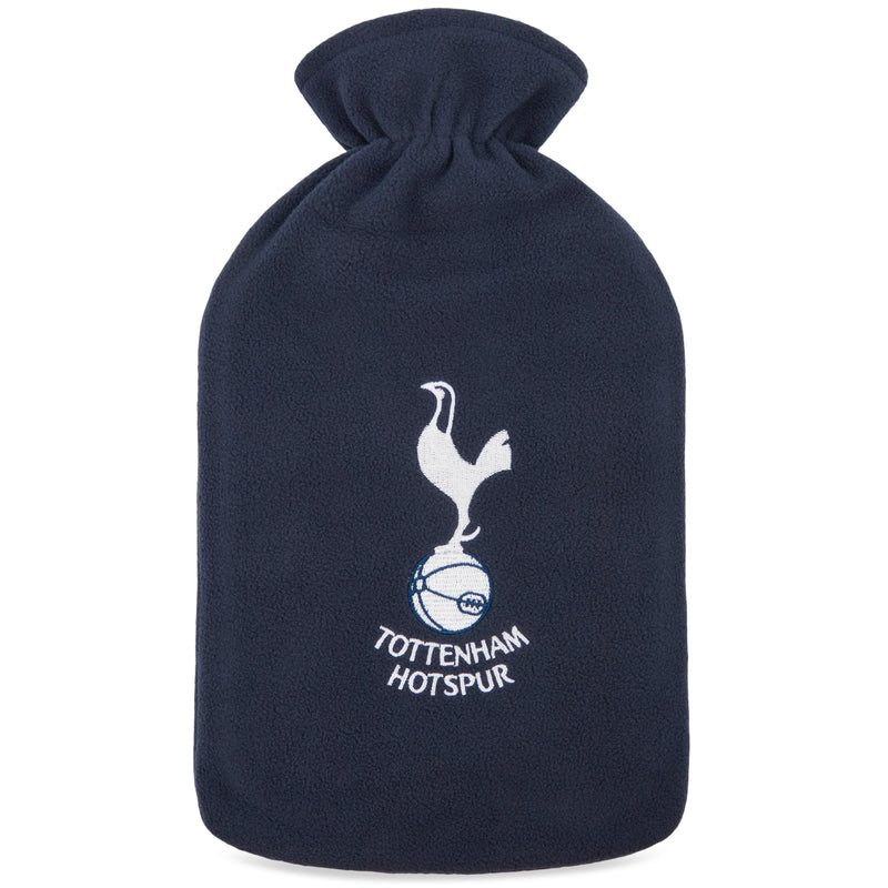 Tottenham Hotspur F.C. Hot Water Bottle with Soft Cover 1.8L - Gifts for Him (Navy)