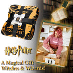 Harry Potter Gifts Fleece Bed Blanket Super Soft Cosy Bed Throw Hogwarts - Get Trend