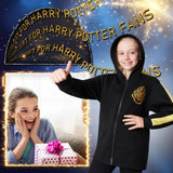 Harry Potter Girls Zipped Hoodie, Soft Cosy Hogwarts Hooded Sweatshirt - Gifts for Girls
