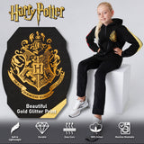 Harry Potter Girls Zipped Hoodie, Soft Cosy Hogwarts Hooded Sweatshirt - Gifts for Girls
