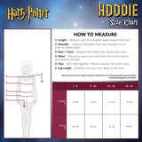 Harry Potter Girls Zipped Hoodie, Soft Cosy Hogwarts Hooded Sweatshirt - Gifts for Girls