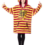 Harry Potter Red Hoodies For Girls, Kids Oversized Hoodie Blanket - Get Trend