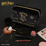 Harry Potter Makeup Bag for Women, Teenagers, Girls - Velvet Hogwarts Cosmetic Bag