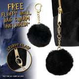 Harry Potter Makeup Bag for Women, Teenagers, Girls - Velvet Hogwarts Cosmetic Bag