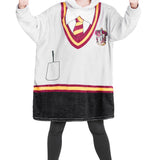 Harry Potter Hoodie Blanket for Kids Teenagers Fleece Wearable Blanket Warm Oversized Hogwarts Gryffindor Hoodie Quidditch Golden Snitch Girls Gifts - Get Trend