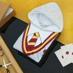 Harry Potter Hoodie Blanket for Kids Teenagers Fleece Wearable Blanket Warm Oversized Hogwarts Gryffindor Hoodie Quidditch Golden Snitch Girls Gifts - Get Trend