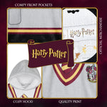 Harry Potter Hoodie Blanket for Kids Teenagers Fleece Wearable Blanket Warm Oversized Hogwarts Gryffindor Hoodie Quidditch Golden Snitch Girls Gifts - Get Trend