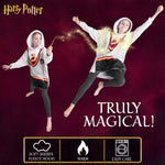 Harry Potter Hoodie Blanket for Kids Teenagers Fleece Wearable Blanket Warm Oversized Hogwarts Gryffindor Hoodie Quidditch Golden Snitch Girls Gifts - Get Trend