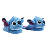 Disney Ladies Slippers,  Fluffy Indoor House Shoes - Stitch - Get Trend