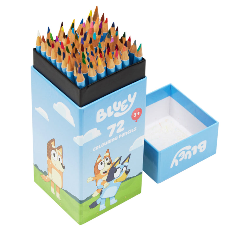Bluey Colouring Pencils for Kids - 72 Pencils Colouring Box