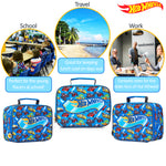 Hot Wheels Insulated Lunch Bag, Boys Lunch Box for School, Picnic, Travel, Gifts for Boys - Get Trend