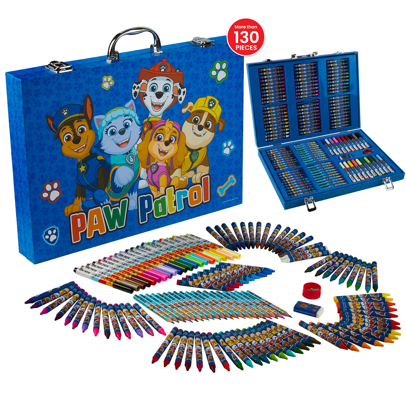 Paw Patrol Paint & Color Art Kit 80pcs 27x46cm