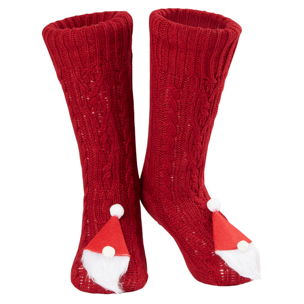 CityComfort Fluffy Christmas Socks for Women - Santa - Get Trend