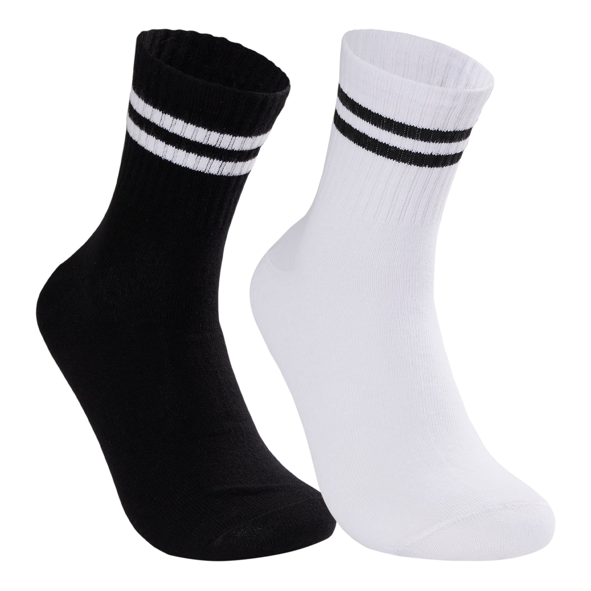 CityComfort Mens Socks - Pack of 6 Striped Crew Socks for Men - Get Trend