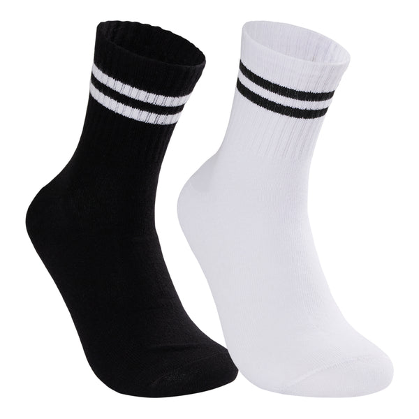 CityComfort Mens Socks - Pack of 6 Striped Crew Socks for Men